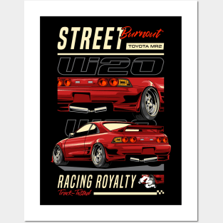 Toyota MR2 W20 JDM Car Posters and Art